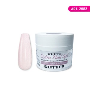 ENG  PASTEL PINK GEL CROSS GLITTER 50 ml.