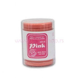 EUROWAX Topli vosak DISK Pink 200gr