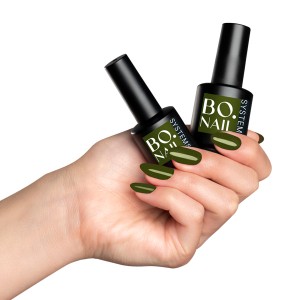 BO NAILS Gel lak za nokte 033 "Forest Green" Zeleni - 7 ml