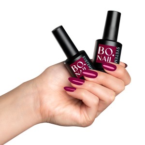 BO NAILS Gel lak za nokte 003 "Merlot" Bordo - 7 ml